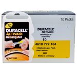 Duracell size 10 hearing aid batteries