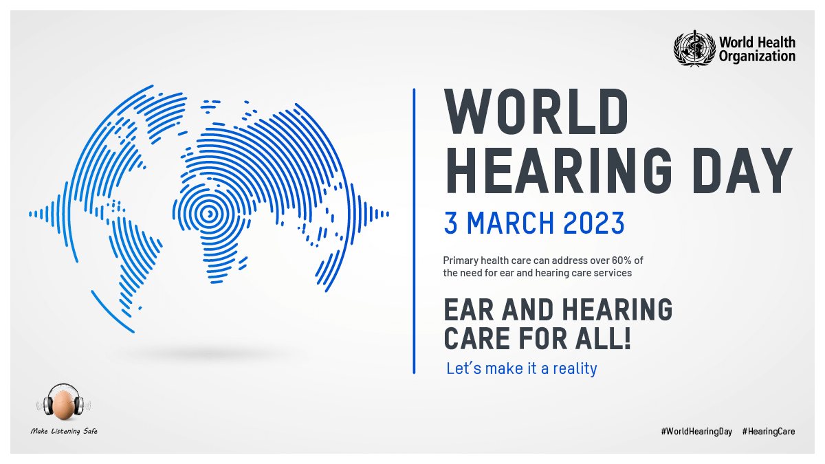 World Hearing Day 2023 promotional poster