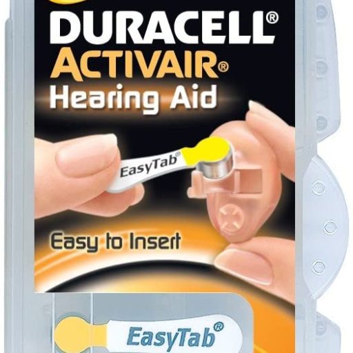 A packet of 6 Duracell Hearing Aid Batteries in size 10.