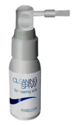 A 30ml bottle of Pureclean cleaning spray.