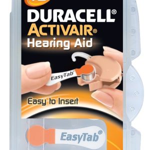 A packet of 6 Duracell Hearing Aid Batteries in size 13.